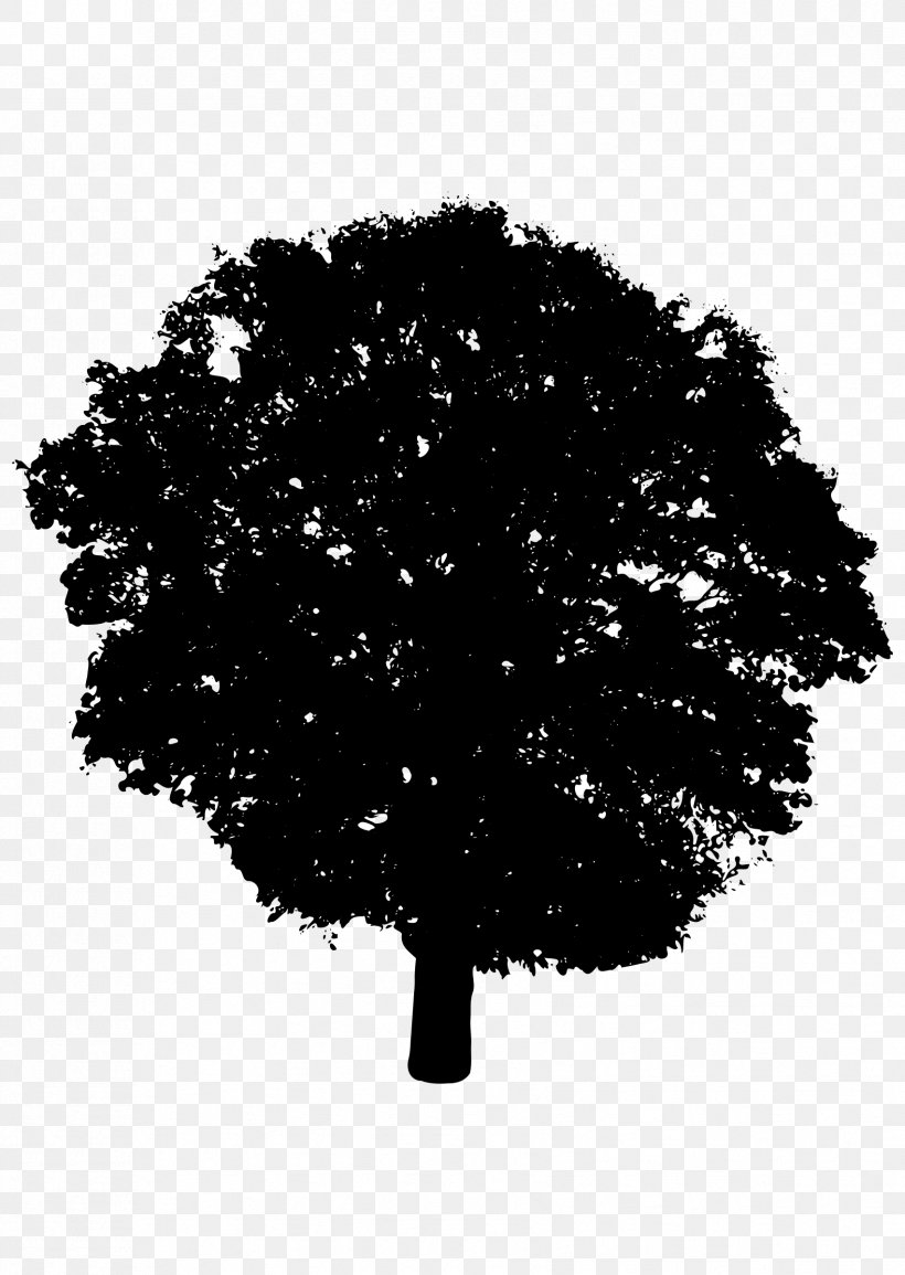 Silhouette Tree Shrub Clip Art, PNG, 1703x2400px, Silhouette, Black, Black And White, Branch, Drawing Download Free