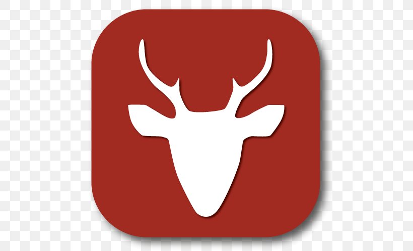 Antler Logo Clip Art, PNG, 500x500px, Antler, Horn, Logo, Red, Silhouette Download Free