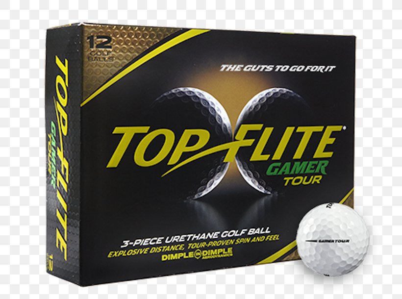 Golf Balls Top Flite Gamer Tour Brand, PNG, 750x610px, Golf Balls, Ball, Brand, Dimple, Golf Download Free