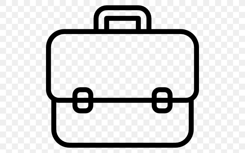 Briefcase Bag Clip Art, PNG, 512x512px, Briefcase, Area, Bag, Black, Black And White Download Free