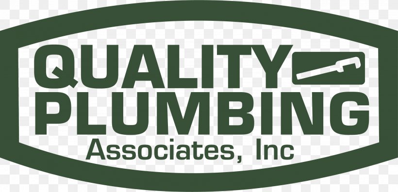 Logo Label Trademark Quality Plumbing Associates Inc, PNG, 2974x1438px, Logo, Area, Brand, Grass, Green Download Free