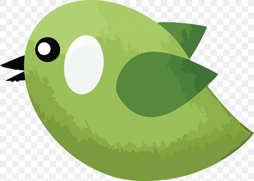 Amphibians Leaf Cartoon Green Beak, PNG, 3000x2143px, Cartoon Bird, Amphibians, Beak, Biology, Cartoon Download Free