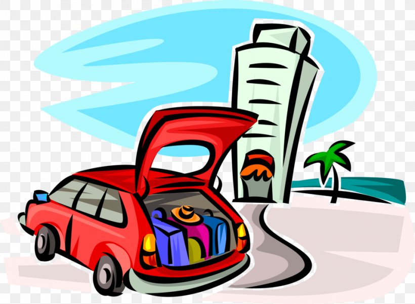 Car Clip Art Illustration Vector Graphics Image, PNG, 954x700px, Car, Baggage, Bus, Cartoon, Hotel Download Free