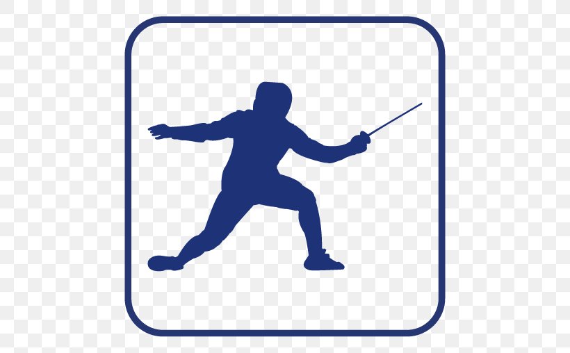 Fencing Olympic Games Sport Paralympic Games Silhouette, PNG, 508x508px, Fencing, Area, Foil, Human Behavior, Joint Download Free