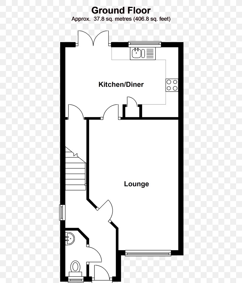 House Single-family Detached Home Bedroom Semi-detached Floor Plan, PNG, 520x957px, House, Apartment, Area, Bathroom, Bed Download Free