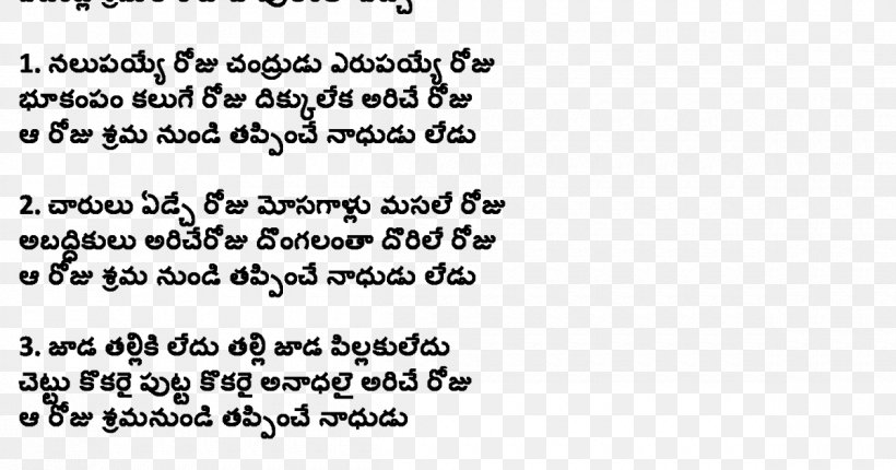 Song Lyrics Telugu Aa Roju Document, PNG, 1200x630px, Song, Android, Area, Black, Black And White Download Free