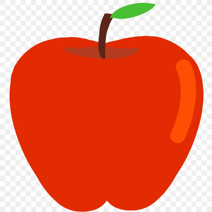 Apple 青リンゴ Illustration Clip Art Red, PNG, 1000x1000px, Apple, Food, Fruit, Heart, Orange Download Free