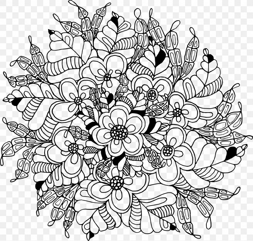 Coloring Book Page Paint Mandala, PNG, 1608x1532px, Coloring Book, Adult, Area, Artwork, Black And White Download Free