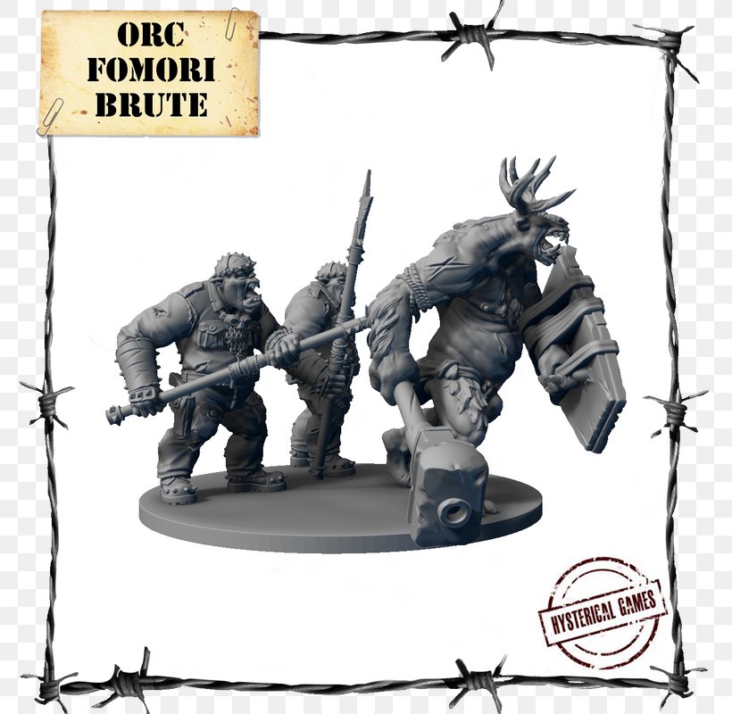 Orc Miniature Wargaming Hysterical Games Tabletop Games & Expansions, PNG, 800x800px, Orc, Figurine, Fomorians, Game, Http Cookie Download Free