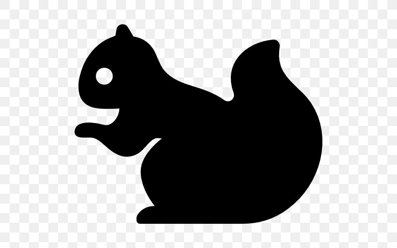 Tree Squirrel Silhouette, PNG, 512x512px, Squirrel, Bear, Black, Black And White, Carnivoran Download Free