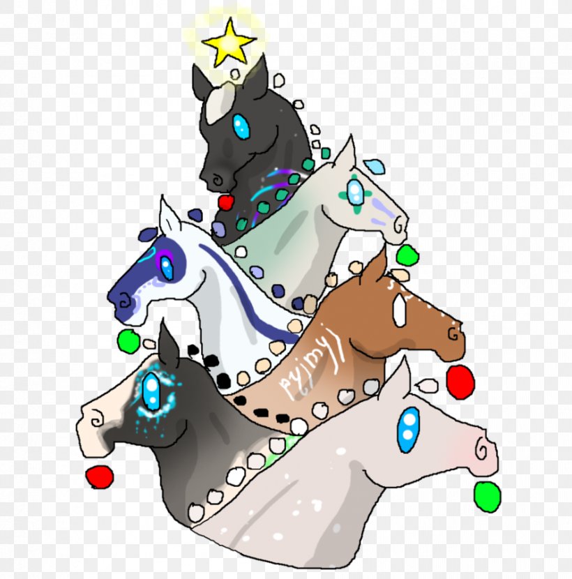 Christmas Tree Horse Christmas Ornament Clip Art, PNG, 888x899px, Christmas Tree, Art, Character, Christmas, Christmas Decoration Download Free