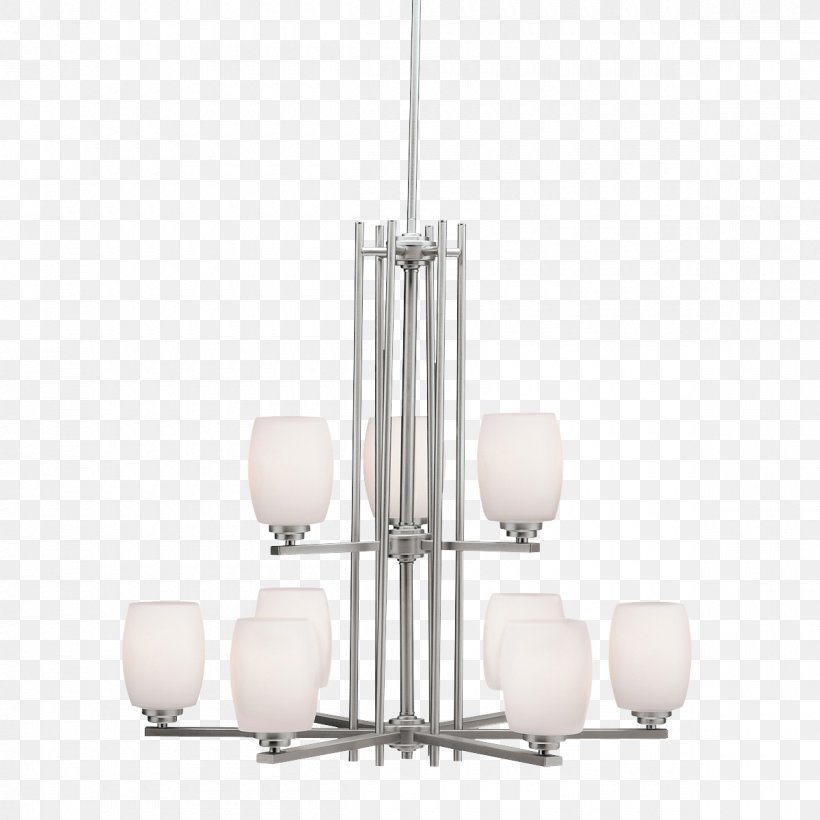 Chandelier Lighting Incandescent Light Bulb Kichler, PNG, 1200x1200px, Chandelier, Brushed Metal, Candle, Ceiling, Ceiling Fixture Download Free