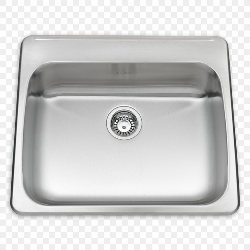 Kitchen Sink Clip Art Stainless Steel, PNG, 1000x1000px, Sink, Bathroom, Bathroom Sink, Brushed Metal, Faucet Handles Controls Download Free