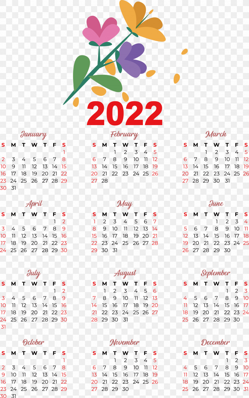 Calendar 2022 Royalty-free December, PNG, 3449x5504px, Calendar, December, January, Royaltyfree, Vector Download Free