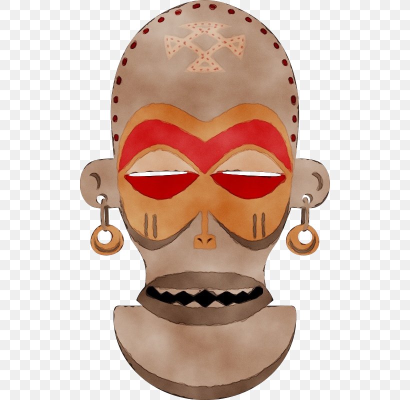 Face Head Nose Masque Mask, PNG, 500x800px, Watercolor, Costume, Face, Forehead, Head Download Free