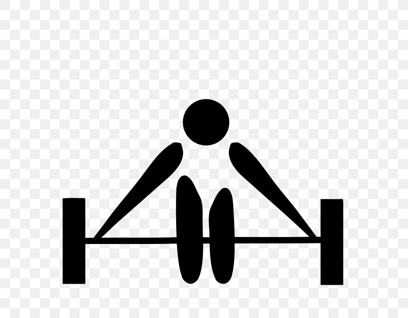 Olympic Weightlifting Weight Training Pictogram Exercise Clip Art, PNG, 640x640px, Olympic Weightlifting, Black And White, Brand, Crossfit, Dumbbell Download Free