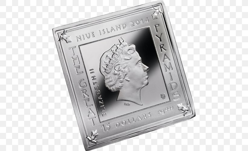 Great Pyramid Of Giza Silver Egyptian Pyramids Niue, PNG, 500x500px, Great Pyramid Of Giza, Ancient Egypt, Coin, Currency, Dollar Download Free