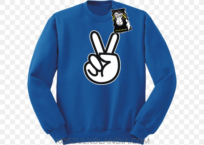 Hoodie T-shirt Bluza Sweater, PNG, 600x583px, Hoodie, Blue, Bluza, Brand, Cobalt Blue Download Free