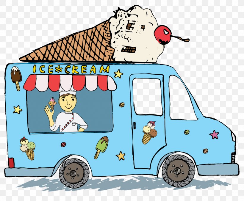 Ice Cream Cones Chocolate Ice Cream Car, PNG, 949x783px, Ice Cream, Area, Car, Cartoon, Chocolate Ice Cream Download Free