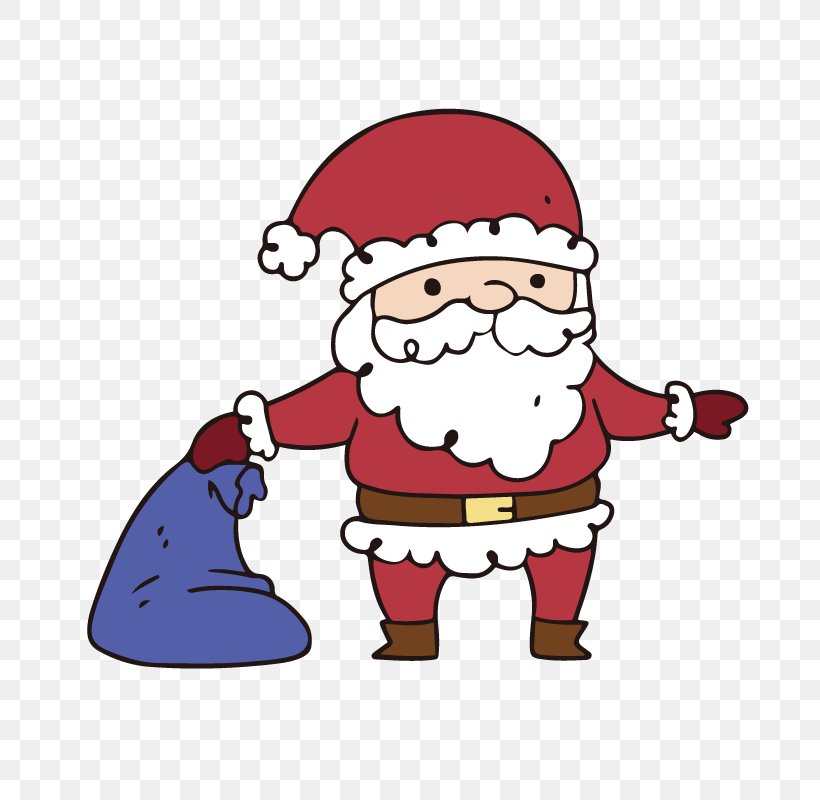 Santa Claus Christmas Day Drawing Vector Graphics Clip Art, PNG, 800x800px, Santa Claus, Art, Cartoon, Character, Christmas Download Free