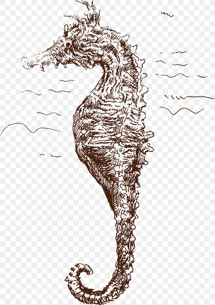 Seahorse Download, PNG, 980x1389px, Seahorse, Black And White, Body Jewelry, Google Images, Hippocampus Download Free