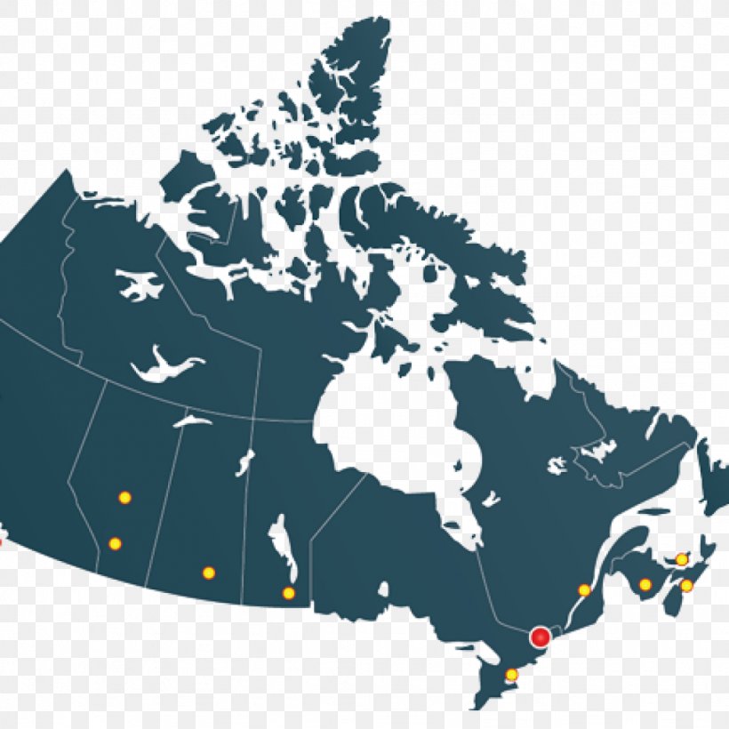 Canada Vector Map, PNG, 1024x1024px, Canada, Can Stock Photo, Map, Royaltyfree, Silhouette Download Free