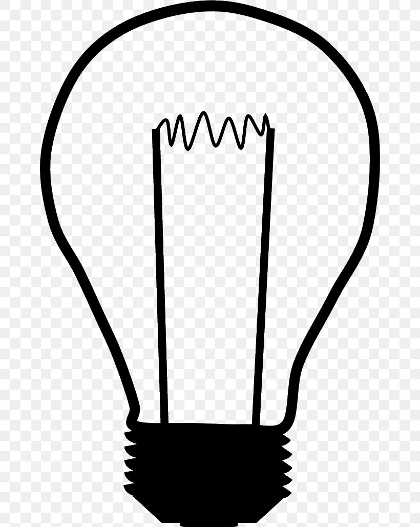 Incandescent Light Bulb Clip Art Drawing Lamp, PNG, 664x1028px, Light, Area, Black, Black And White, Blacklight Download Free