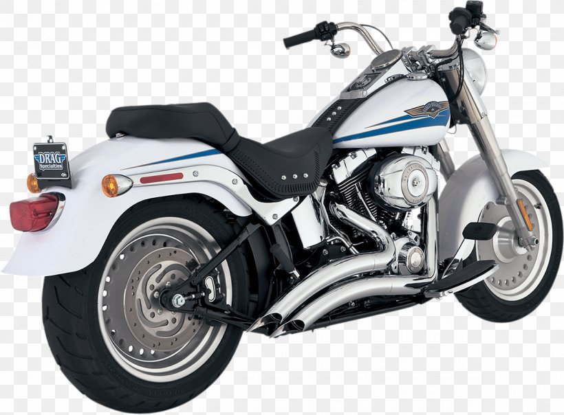 Exhaust System Harley-Davidson FLSTF Fat Boy Softail Motorcycle, PNG, 1200x885px, Exhaust System, Automotive Exhaust, Automotive Exterior, Automotive Wheel System, Car Download Free