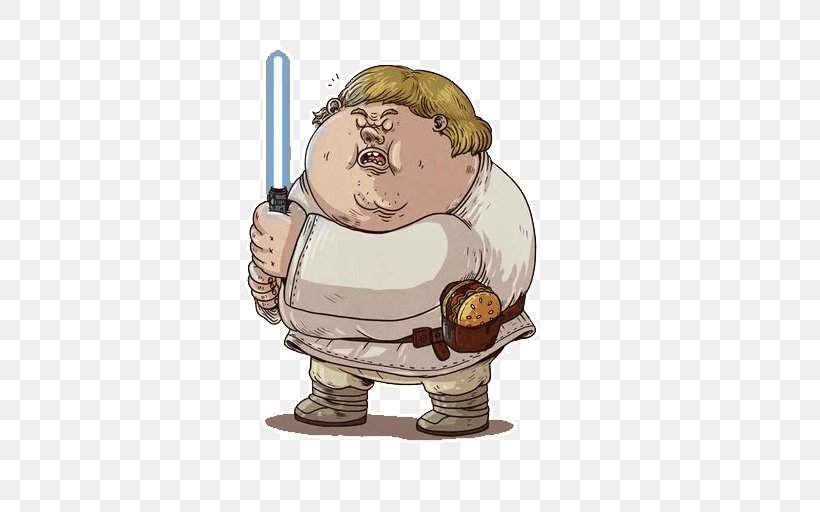 Sticker Star Wars Luke Skywalker Art, PNG, 512x512px, Sticker, Art, Cartoon,  Character, Drawing Download Free
