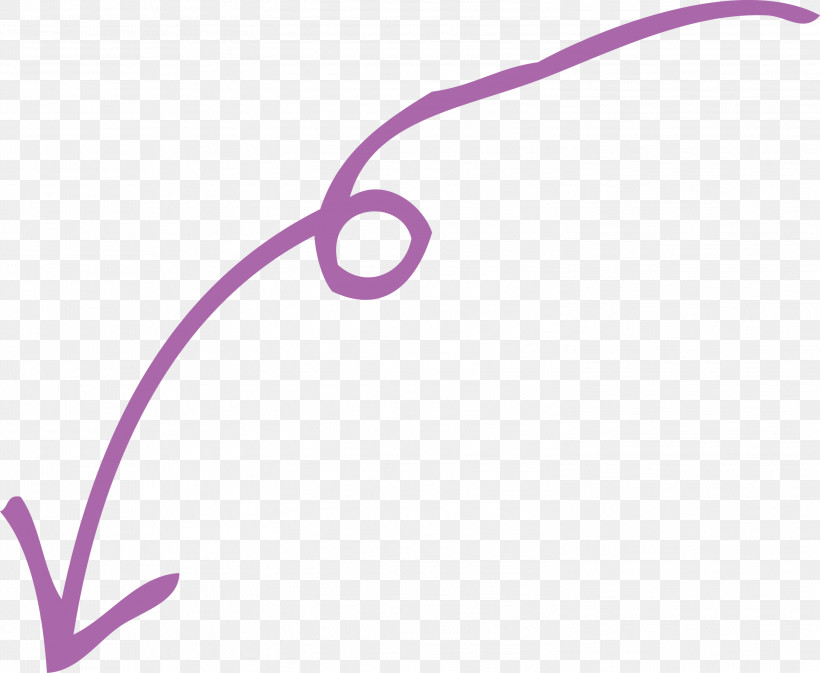 Curved Arrow, PNG, 2999x2465px, Curved Arrow, Lilac, Line, Pink, Purple Download Free