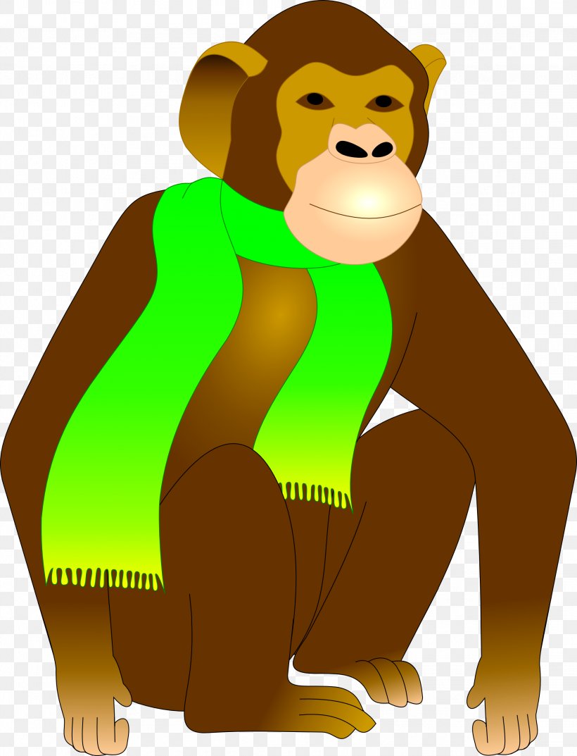 Gorilla Clip Art, PNG, 2292x3000px, Gorilla, Ape, Bear, Carnivoran, Cartoon Download Free