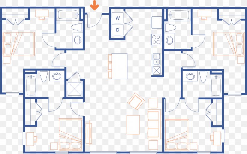 Floor Plan GrandMarc Clemson Apartment House, PNG, 2229x1387px, Floor Plan, Apartment, Area, Bed, Bedroom Download Free