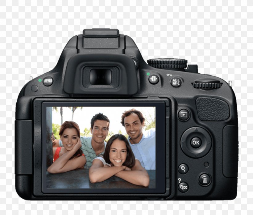 Nikon D5100 Nikon D3200 Nikon D3100 Nikon D5200 Digital SLR, PNG, 1059x900px, Nikon D5100, Autofocus, Camera, Camera Accessory, Camera Lens Download Free