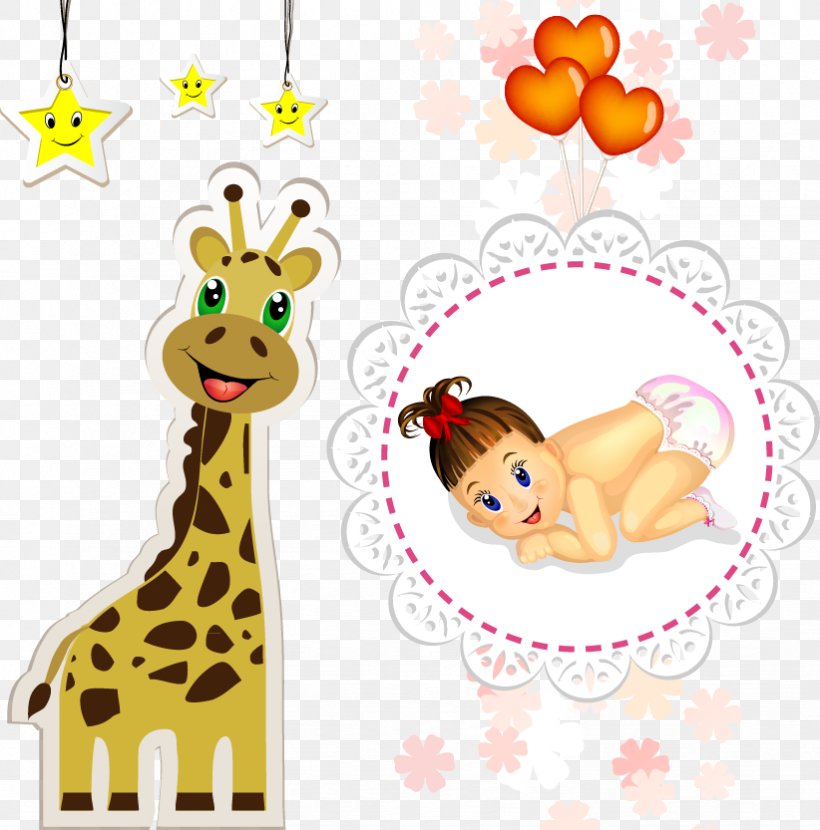 Northern Giraffe Cartoon Illustration, PNG, 822x833px, Northern Giraffe, Art, Cartoon, Child, Cuteness Download Free