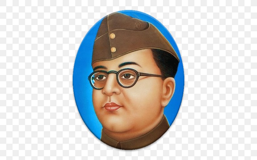 Subhas Chandra Bose Indian National Army Indian Independence Movement Azad Hind, PNG, 512x512px, Subhas Chandra Bose, All India Forward Bloc, Azad Hind, Cheek, Eyewear Download Free