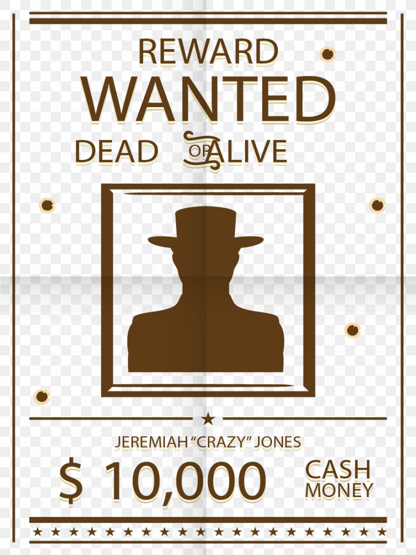 Wanted Poster Arrest Adobe Illustrator, PNG, 898x1197px, Wanted Poster, Arrest, Arrest Warrant, Brand, Cowboy Download Free