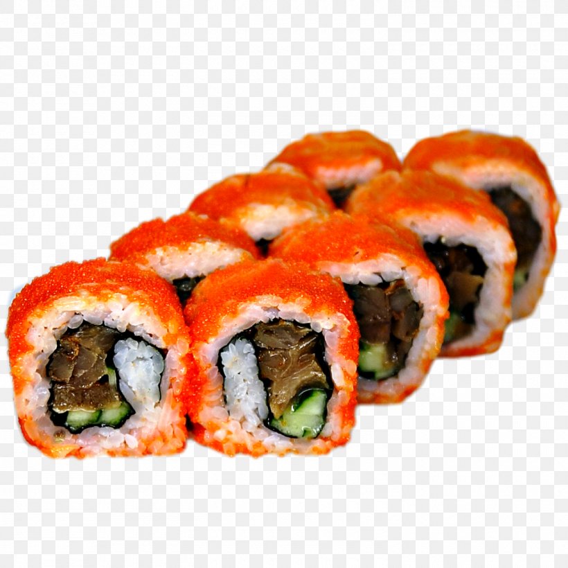 California Roll Sushi Makizushi Pizza Tobiko, PNG, 1500x1500px, California Roll, Asian Food, Cucumber, Cuisine, Delivery Download Free