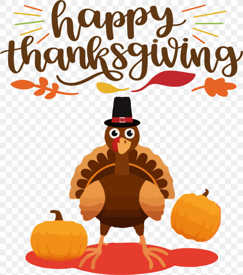 Happy Thanksgiving Turkey, PNG, 2068x2336px, Happy Thanksgiving, Beak, Biology, Cartoon, Fruit Download Free