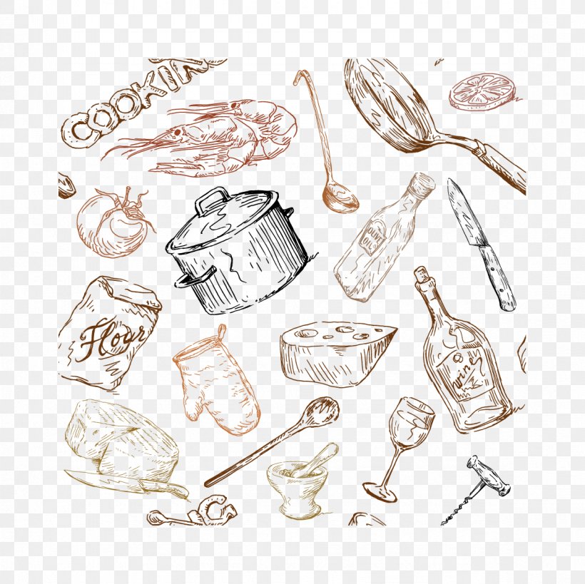 Drawing Food Kitchen Illustration, PNG, 1181x1181px, Drawing, Body Jewelry, Bottle, Cuisine, Fashion Accessory Download Free