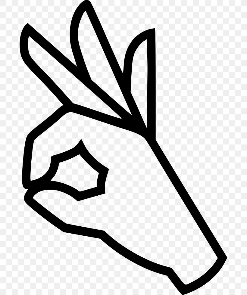 OK Sign Language Gesture, PNG, 690x980px, Sign Language, Artwork, Black And White, Gesture, Hand Download Free