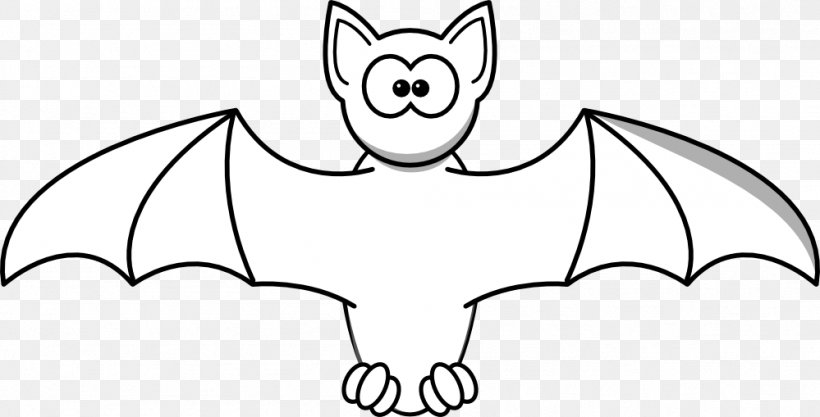 Bat Coloring Book Halloween Drawing Clip Art, PNG, 999x509px, Watercolor, Cartoon, Flower, Frame, Heart Download Free