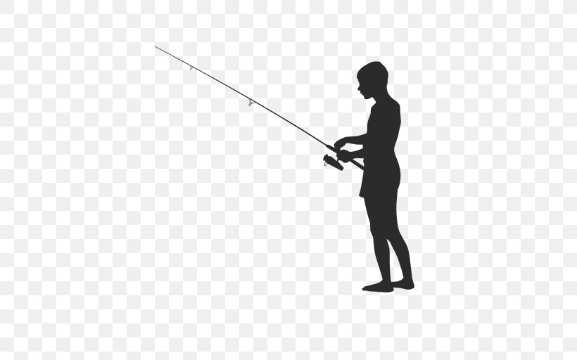 Fishing Rods Big-game Fishing Fishing Tackle Fisherman, PNG, 512x512px, Fishing Rods, Arm, Biggame Fishing, Black, Black And White Download Free