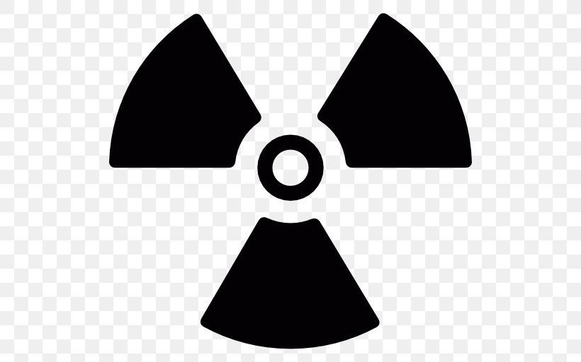 Hazard Symbol Radioactive Decay Clip Art Radiation, PNG, 512x512px, Hazard Symbol, Black, Black And White, Ionizing Radiation, Monochrome Photography Download Free