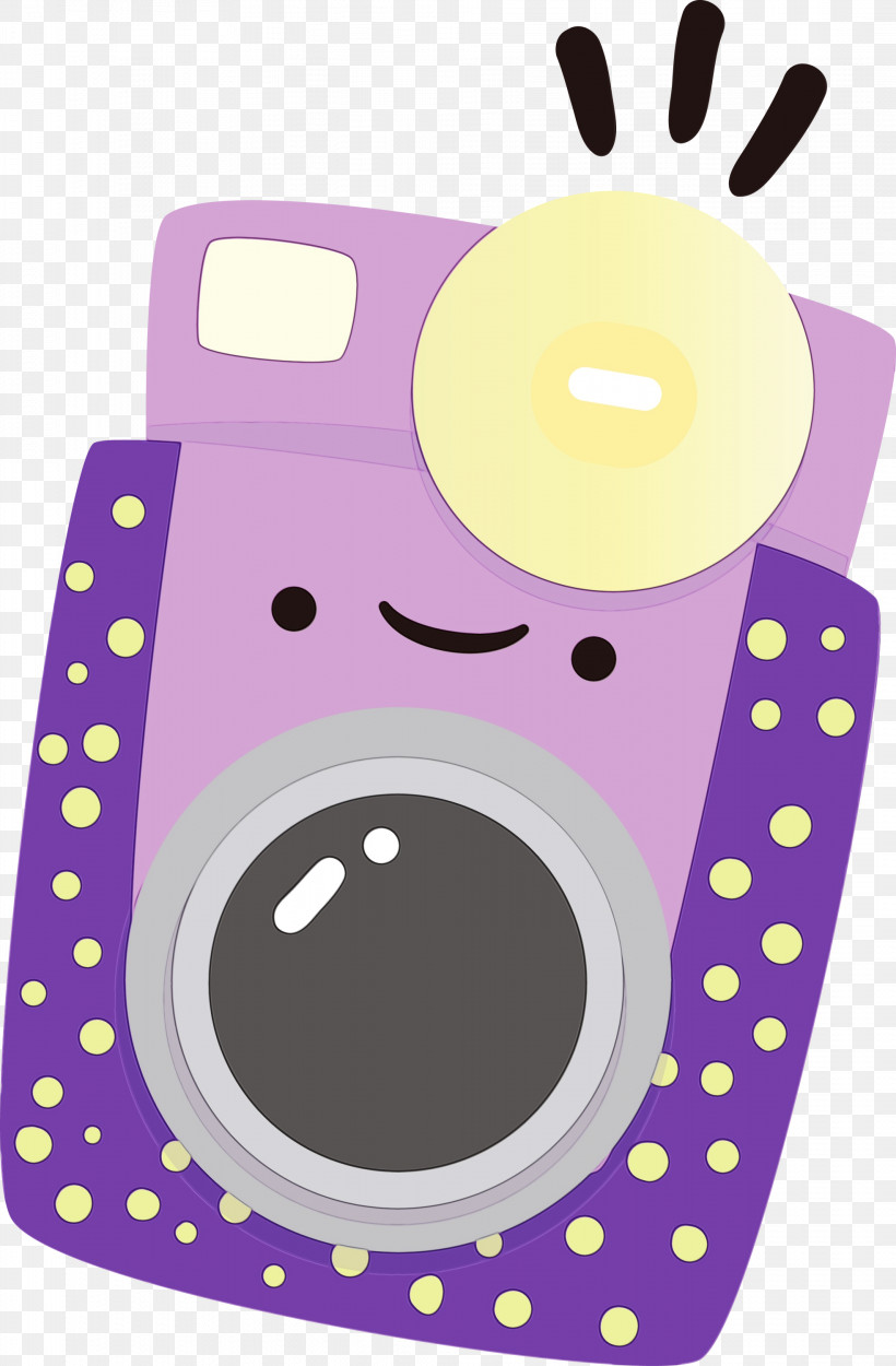 Pattern Purple Line Meter, PNG, 1967x3000px, Cartoon Camera, Line, Meter, Paint, Purple Download Free