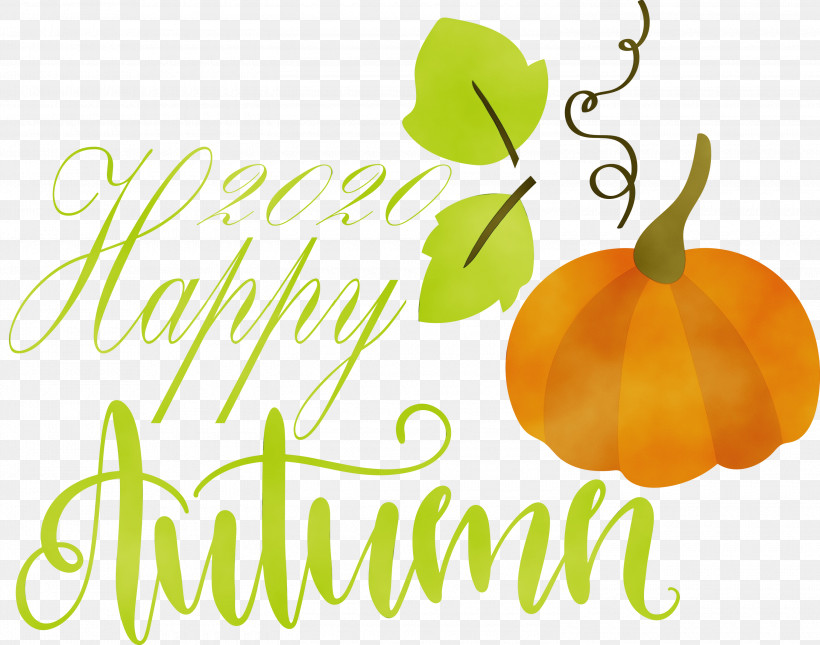 Pumpkin, PNG, 3000x2363px, Happy Autumn, Computer, Gourd, Happy Fall, Local Food Download Free
