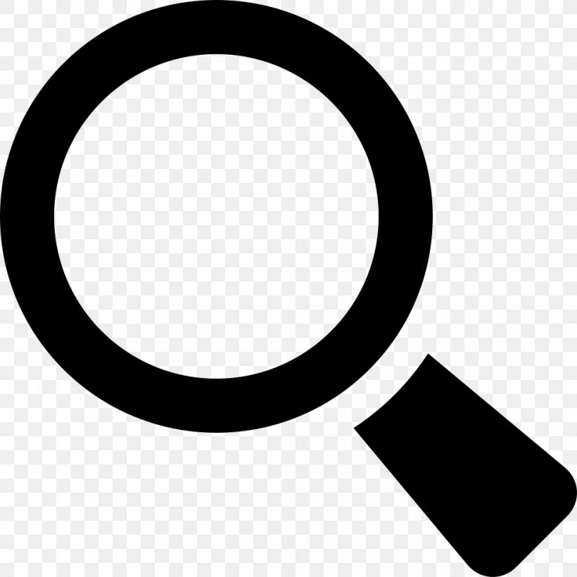 Magnifying Glass Magnifier Symbol, PNG, 980x980px, Magnifying Glass, Black, Black And White, Brand, Magnifier Download Free