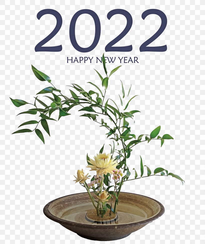 2022 Happy New Year 2022 New Year 2022, PNG, 2516x3000px, Ikebana, Clay Bowl, Culture Of Japan, Floral Design, Floristry Download Free
