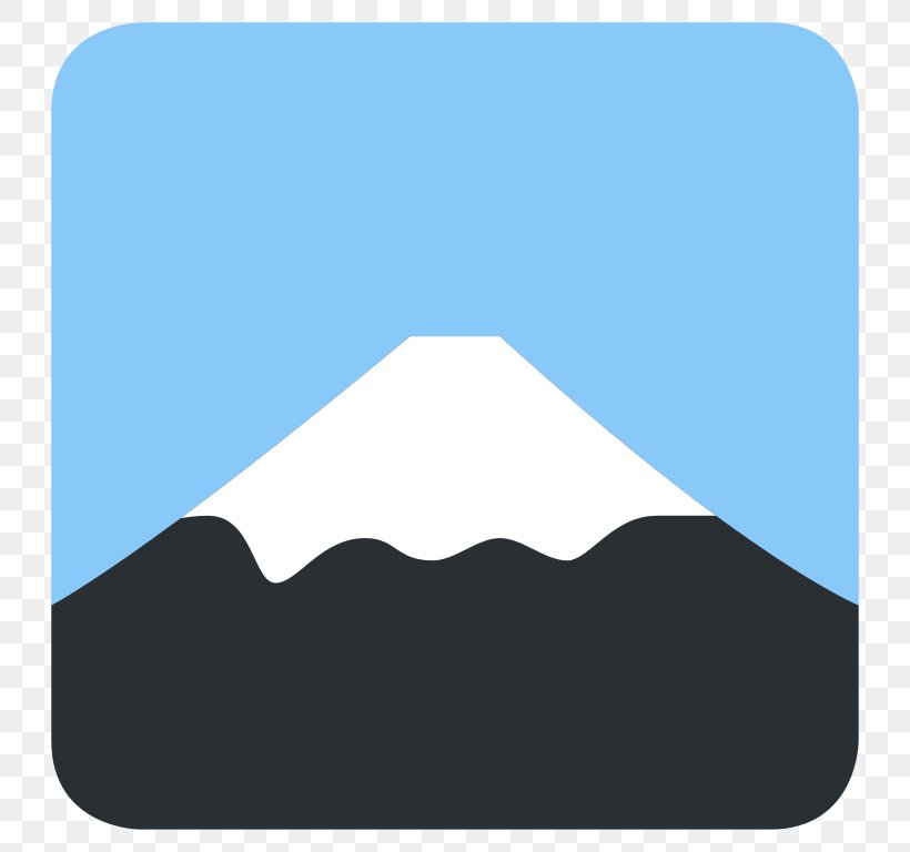 Mount Fuji Mountain Emoji Lake Kawaguchi, PNG, 768x768px, Mount Fuji, Blue, Cable Car, Emoji, Lake Kawaguchi Download Free