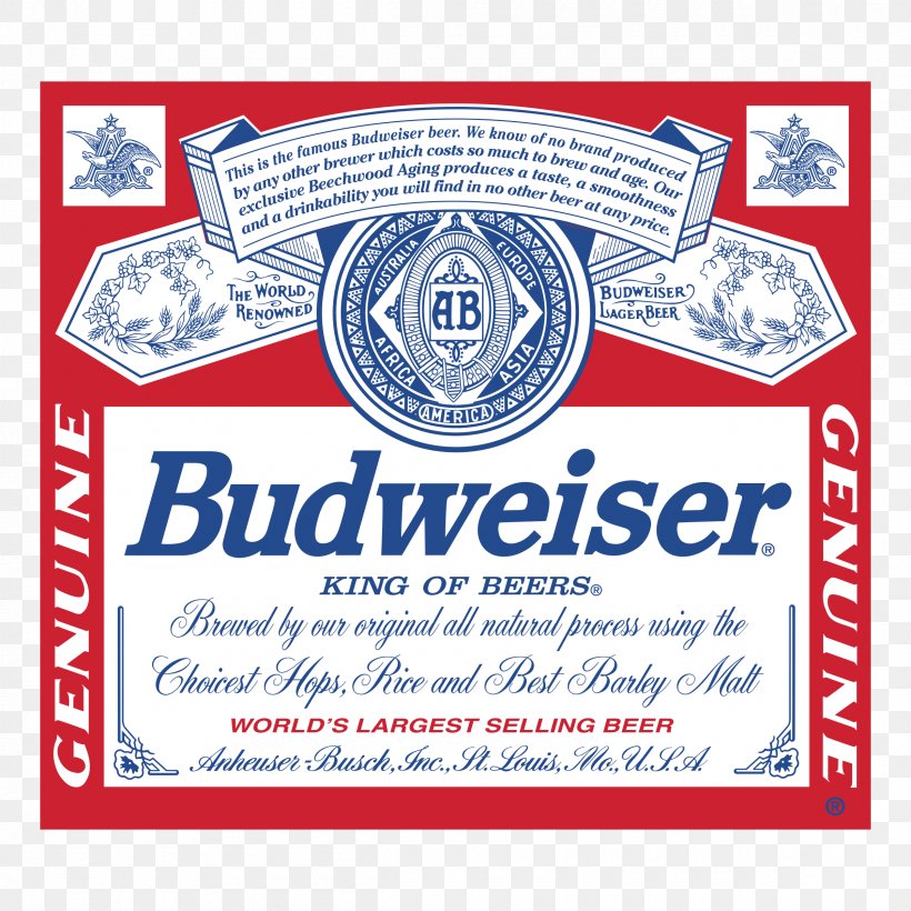 Budweiser Beer Keg Decal, PNG, 2400x2400px, Budweiser, Area, Banner, Beer, Beer Brewing Grains Malts Download Free