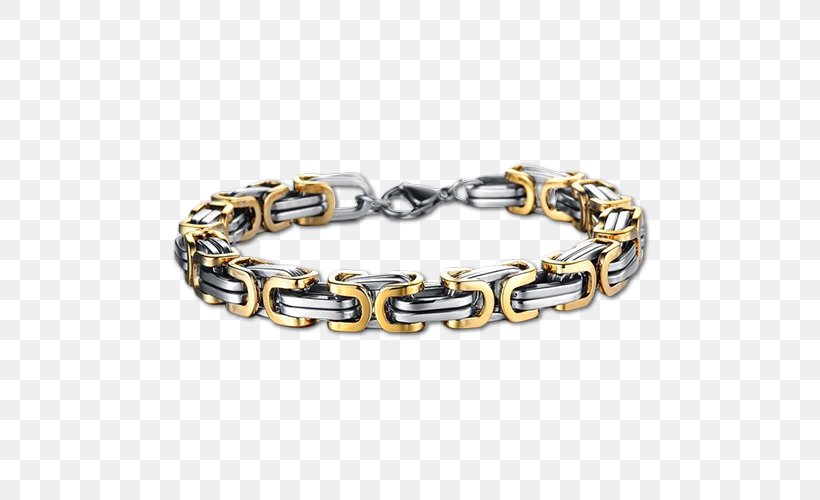Chain Bracelet Gold Stainless Steel, PNG, 500x500px, Chain, Bicycle Chains, Bijou, Body Jewelry, Bracelet Download Free